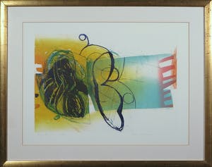 Hans Vredegoor - Zeefdruk, Point du Jour - Ingelijst kopen? Bied vanaf 35!