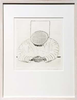 Roger Raveel - Wegdoezelen in de kosmos - oplage 1/20 - ingelijst verkocht voor € 525!