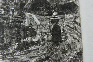 Jacob Maris - Het Brugje bij Loosduinen. kopen? Bied vanaf 30!