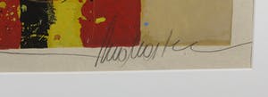 Theo Koster - Zeefdruk en collage, Blue Moon - Ingelijst (Groot) kopen? Bied vanaf 60!