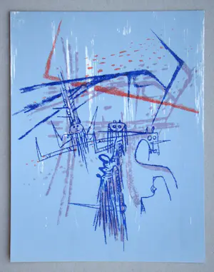 Wifredo Lam - Ambigue Affiniteiten - 1963 - Originele lithografie kaufen? Bieten Sie von 180!