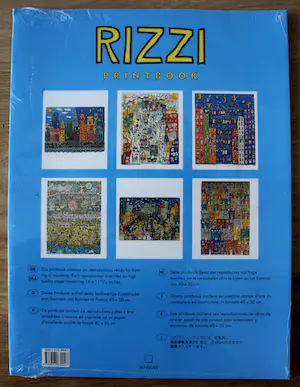 James Rizzi - printbook: met zes prints en een zeefdruk op de voorzijde(Nieuw!) kopen? Bied vanaf 50!