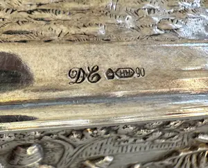 Herbert Hooijkaas - Verzilverde theelepeldoos kopen? Bied vanaf 150!