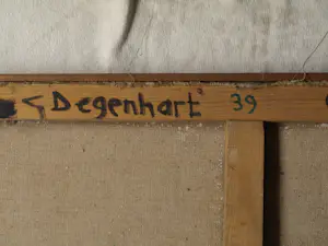 George Degenhart - Olieverf op doek , Carnavalesk – Ingelijst, 132 x 142 cm. – 1967 kopen? Bied vanaf 200!