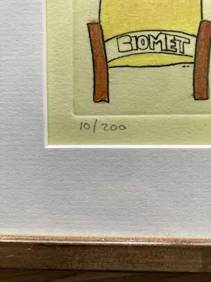 Ellen van Toor - Handgekleurde Ets kopen? Bied vanaf 35!