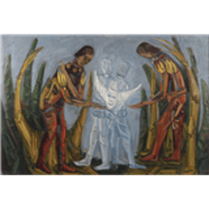 Elly Kuipers - compositie met figuren kopen? Bied vanaf 125!
