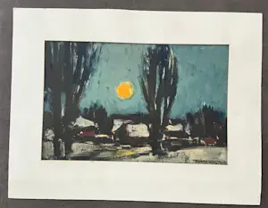 Toon Koster - Landschap bij avond kopen? Bied vanaf 75!