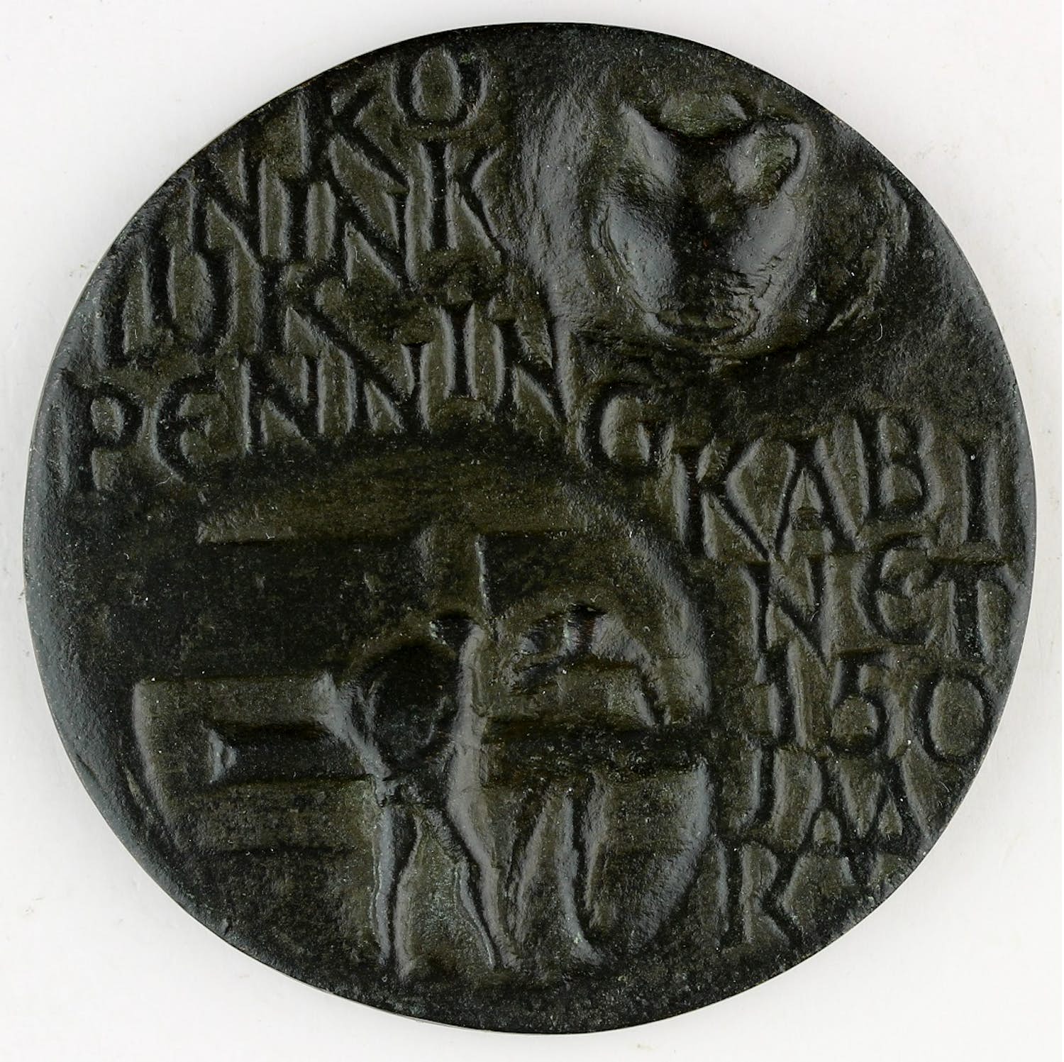 Eric Claus - Penning, brons: 150 Jaar Koninklijk Penningkabinet, 1966 verkocht voor € 70!