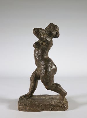 Arie Teeuwisse - Bronzen beeld van een staande naakte vrouw kopen? Bied vanaf 300!