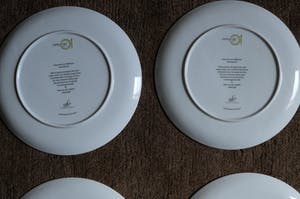 Curiosa - 6 Exclusive Design plates Dutch Art | Original Dutch made kopen? Bied vanaf 1!