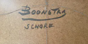 Klaas Boonstra - olieverf op board | 'Fantasiewereld' (Groot werk) kopen? Bied vanaf 600!