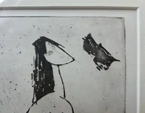 Buy Theo Beerendonk - Naakt. Liggende dame. Ets.? Bid from 69!