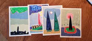 Harrie Gerritz - set 4 litho's verkocht voor € 75!