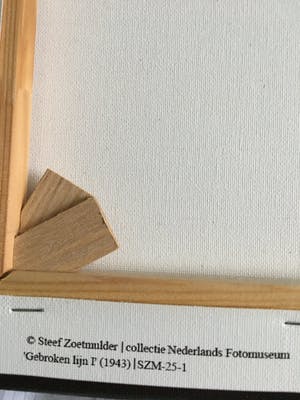 Steef Zoetmulder - Gebroken lijn - 100 x 75cm kopen? Bied vanaf 75!