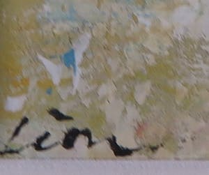 Leon Savelsberg - Gouache op papier, Wit-blauw-rood-zwart kopen? Bied vanaf 1!