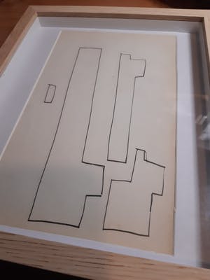 Siep van den Berg - Abstracte compositie kopen? Bied vanaf 1!