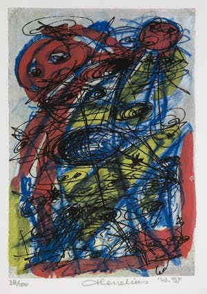 Henk Hesselius - Map met 6 zeefdrukken, Experimenteel Universum kopen? Bied vanaf 1!