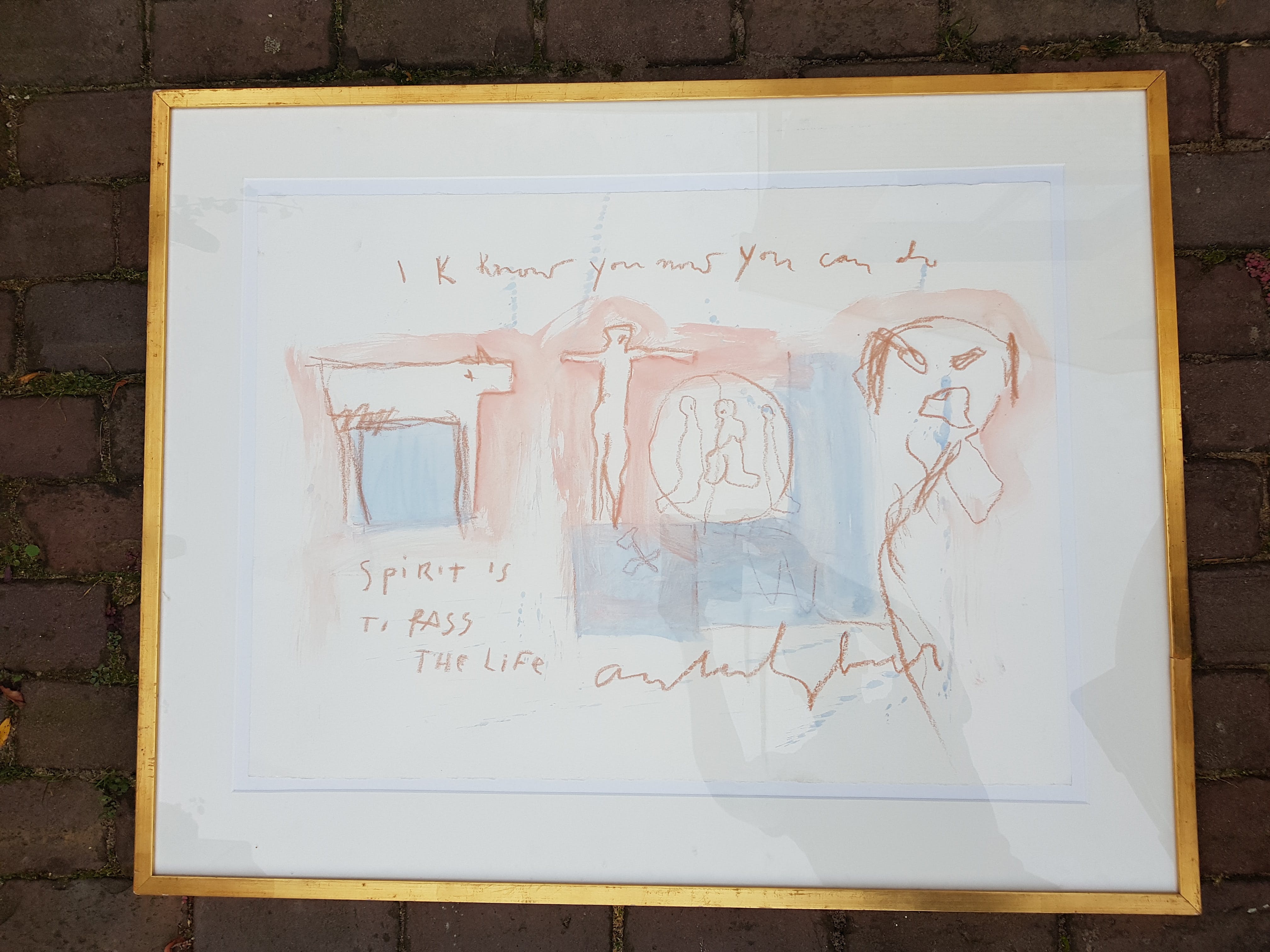 Anton Heyboer - Gemengde techniek, gesigneerd m.o. (ingelijst) kopen? Bied vanaf 149!