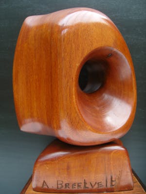 Dolf Breetvelt - Abstracte sculptuur in hout kopen? Bied vanaf 825!