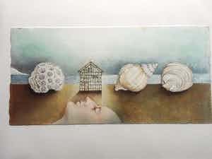 Ank Overweel - Titel onbekend. verkocht voor € 60!