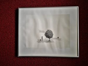 Metten Koornstra - Grote litho -1977- bep. oplage (90 ex) 'moeder en dochter' - potloodgesigd. kopen? Bied vanaf 59!