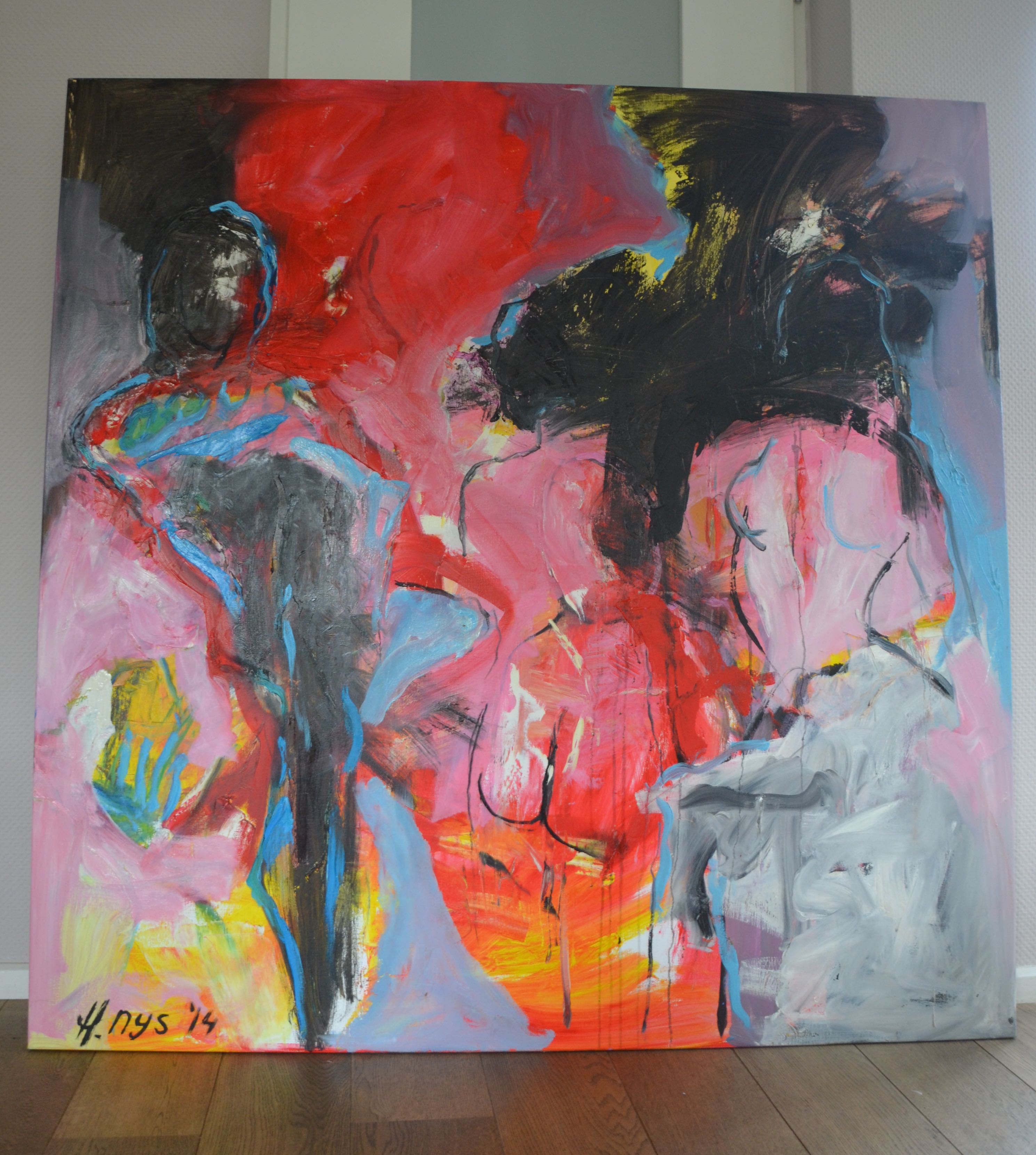 Hendrik Nijs - Schilderij 'Nightwalking'  kopen? Bied vanaf 50!