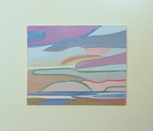 Paul Overhaus - Acryl op board, Uitzicht - Ingelijst kopen? Bied vanaf 60!