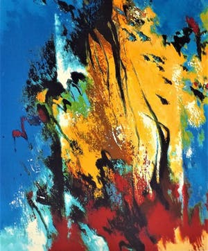 Mattie Schilders - Zeefdruk, In het licht van een vroege ochtend - (Groot) kopen? Bied vanaf 40!