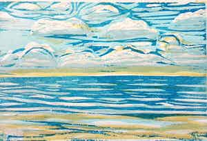 Michiel Brink - Zee in de winter verkocht voor € 40!