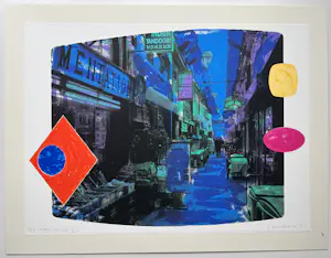 Jelis van Dolderen - handgesigneerde zeefdruk | 'Paris-Partout V' | 2002 kopen? Bied vanaf 1!