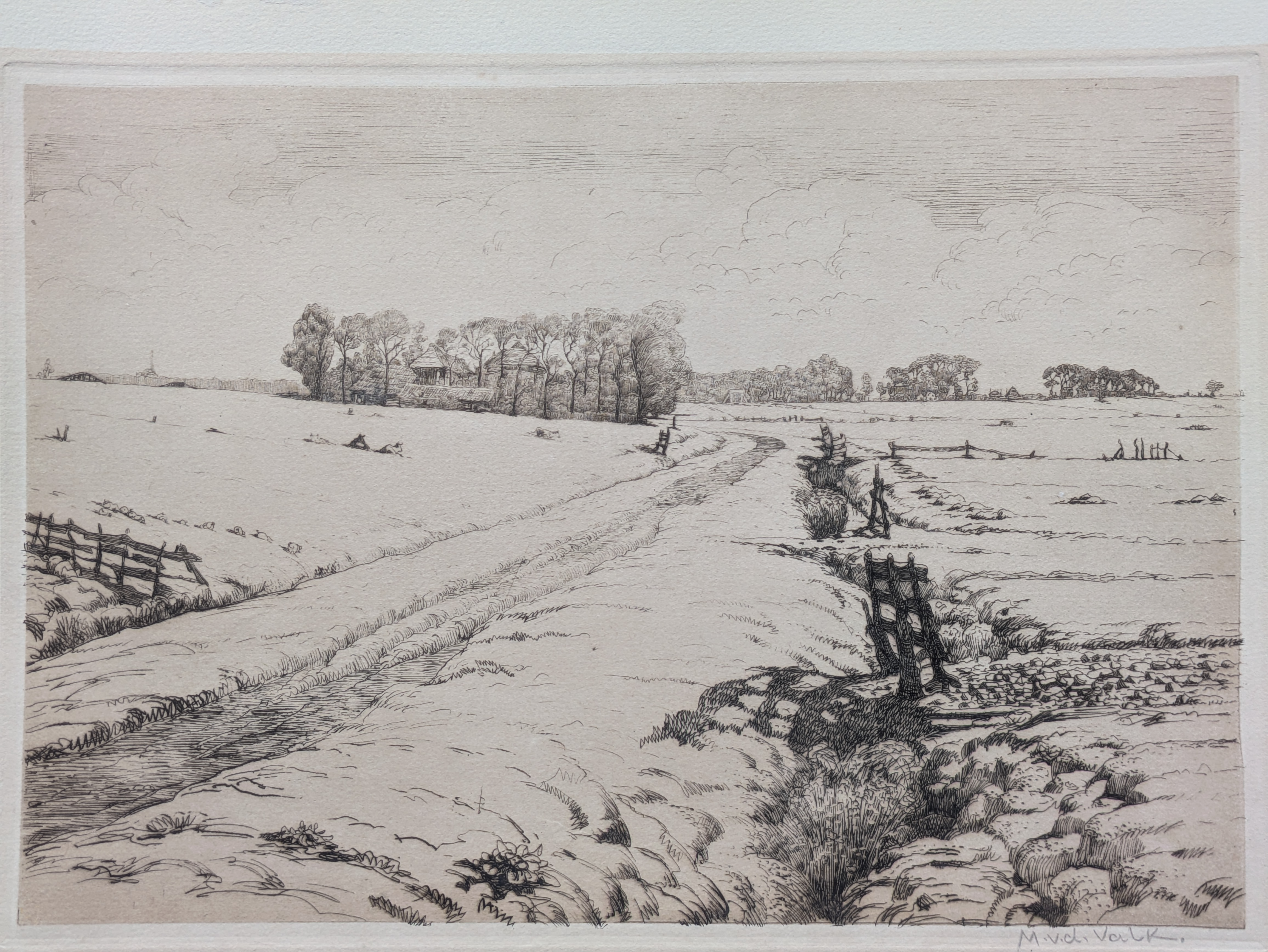 Buy Maurits van der Valk - Polderlandschap? Bid from 20!