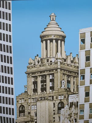 Jean Paul Vroom - kleurenlitho - 'Zonder titel' - 1979 kopen? Bied vanaf 100!