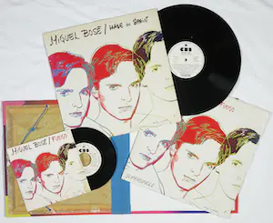 Andy Warhol - LP's en een gesigneerd boekje, Miguel Bosé kopen? Bied vanaf 1!