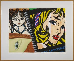 Tjebbe Beekman - Zeefdruk, Little Trouble Girl - Ingelijst (Groot) kopen? Bied vanaf 1!