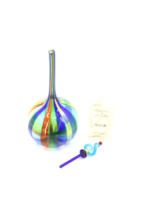 F&M Ballarin - Angelo Ballarin ( Murano ) Vertical reed bottle – Glass kopen? Bied vanaf 125!