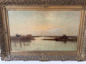 Aris Knikker - Aris Knikker prachtig groot doek kopen? Bied vanaf 750!