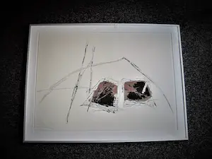 Arty Grimm - Grote & unieke A(rtist) P(roof) zeefdruk "Winter" - mooi ingelijst kopen? Bied vanaf 37!