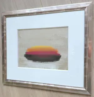 Eugène Brands - Colour flowing, gouache (zeer mooi ingelijst) kopen? Bied vanaf 1100!