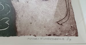 Michel van Overbeeke - Prachtige ets kopen? Bied vanaf 45!