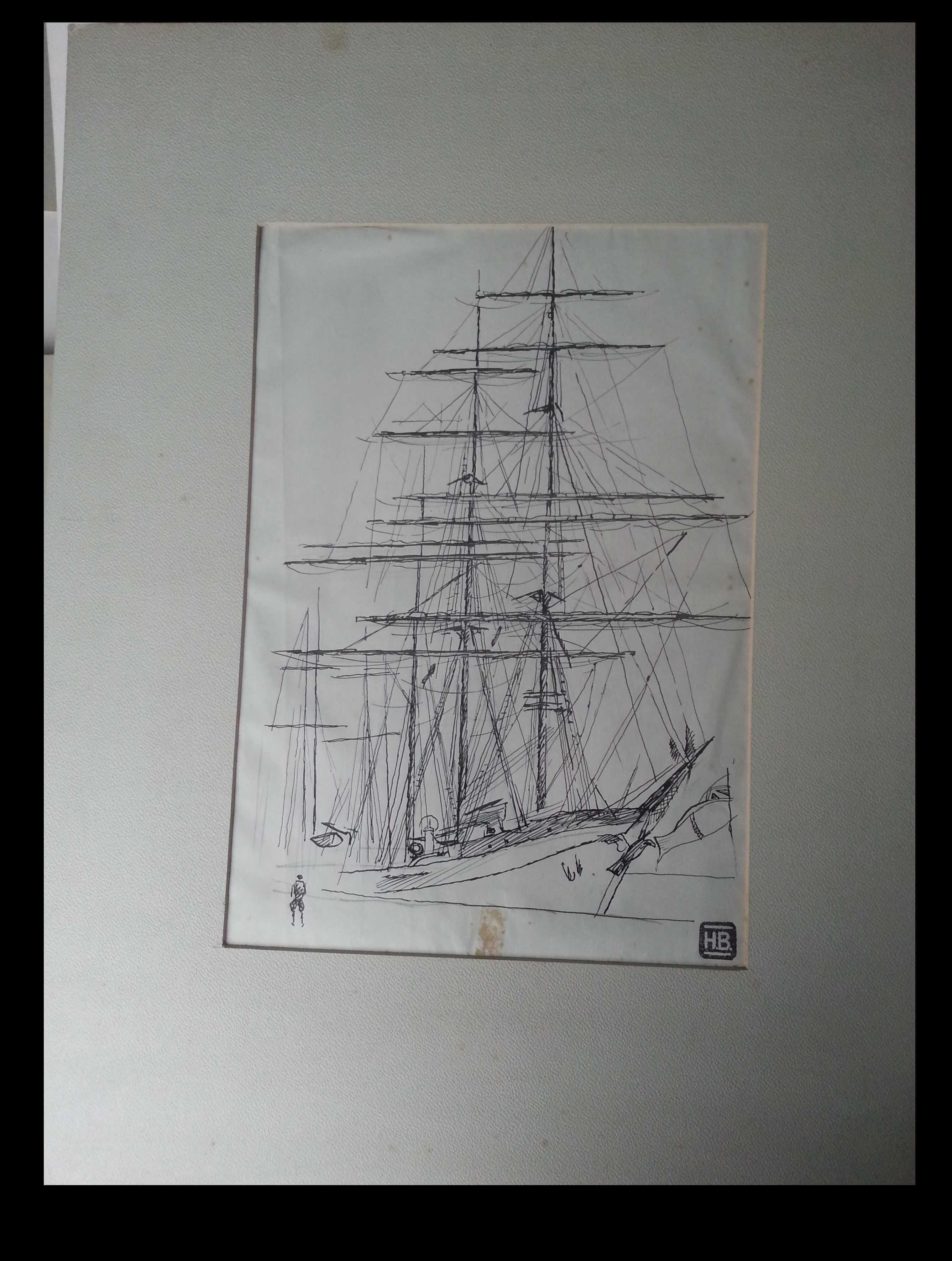 Herman Bieling - 7x Schetsen op papier kopen? Bied vanaf 1!