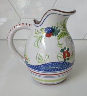 Faience  ( st Michel) Moustiers - Henriot Quimper, Faience de Moustier, Menegatti Firenze - Drie stuks Frans en It kopen? Bied vanaf 1!