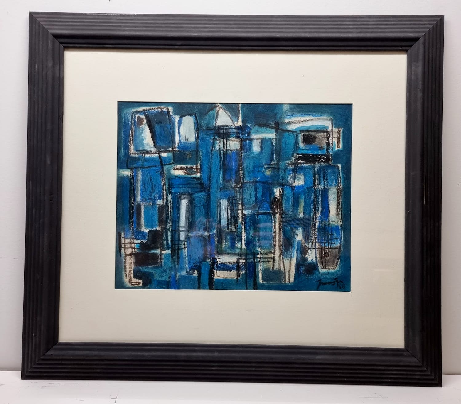 Jaap Nanninga - Abstracte compositie kopen? Bied vanaf 850!