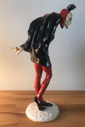 Hutschenreuther - Vintage Mephisto duivelbeeldje - Gesigneerd K. TUTTER kopen? Bied vanaf 245!