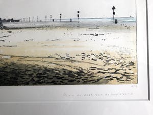 Wim Bettenhausen - Aan de voet van de boulevard (Grote ets met aquatint) kopen? Bied vanaf 139!