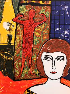 Dodog Soeseno - Soms, als ik naar je kijk (Living-room III) verkocht voor € 45!