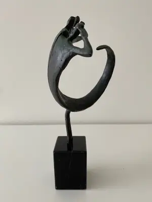 Corry Ammerlaan - Schitterende zwaar verbronsde abstracte sculptuur kopen? Bied vanaf 50!