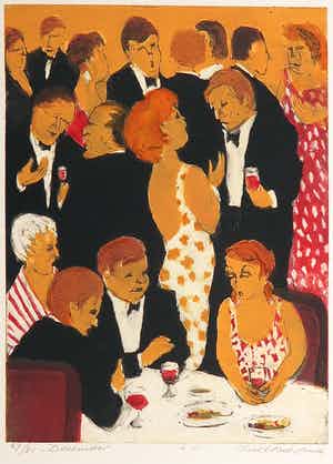 Willy Belinfante - Kleurenets, December verkocht voor € 50!