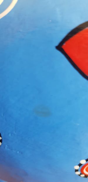 Ada Breedveld - Blue Elephant Hearts Large - Blauwe olifant met harten Large kopen? Bied vanaf 65!