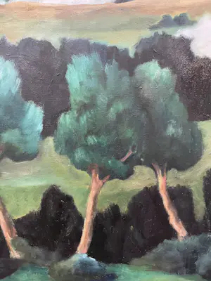 Wiebe Bloemena - Wolken boven de Castillou. kopen? Bied vanaf 388!