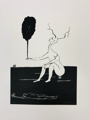 Henk Visch - Uit de serie 'Vijf tekeningen 1999' kopen? Bied vanaf 75!